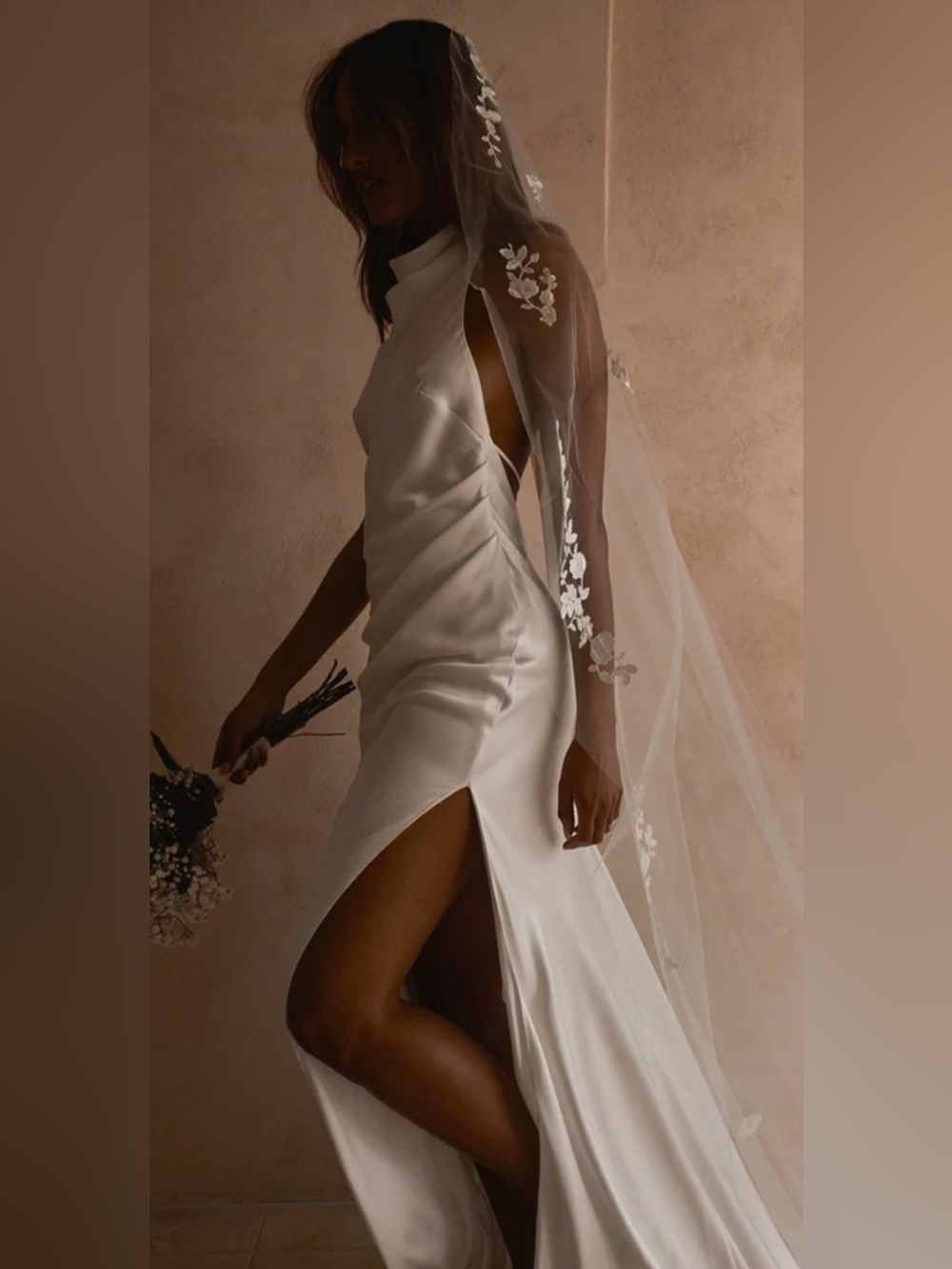 Grace Loves Lace Goldie Wedding Dress with Veil - sz XS